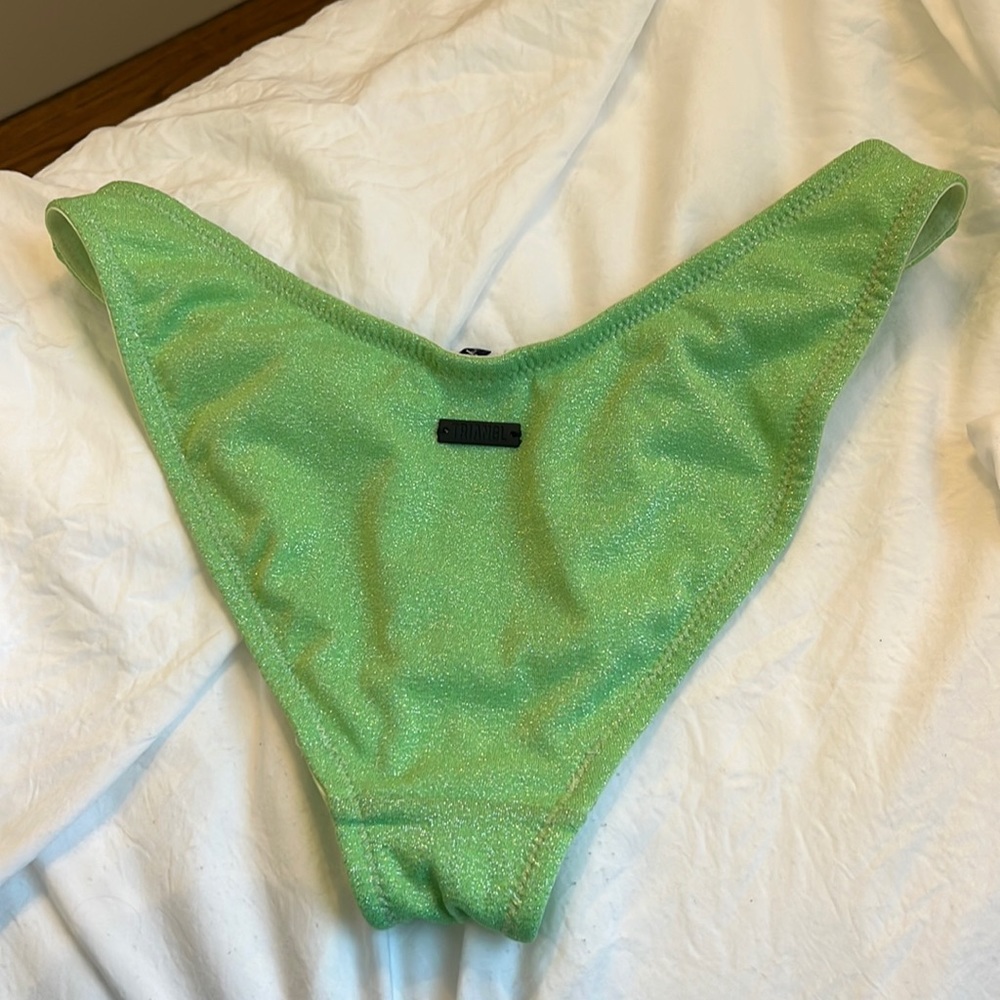 triangl green sparkly bottoms/rare and no longer on website